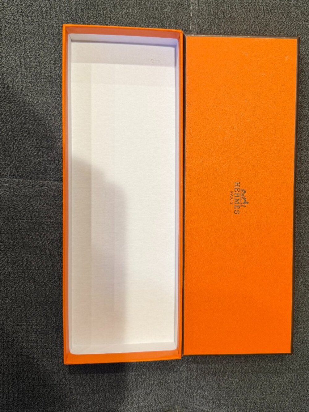 Authentic Hermes Gift Box 10x4 Inches. - Picture 2 of 2
